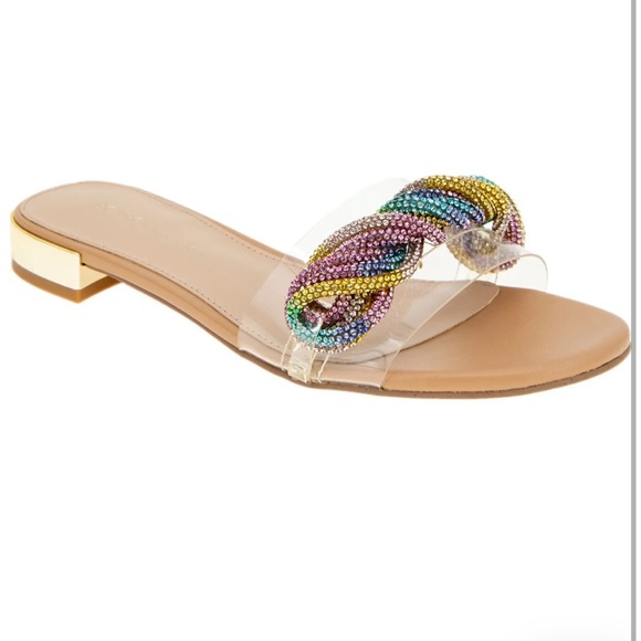 BCBGeneration Shoes - 💓New Listing💓 BCBGeneration Crystal Embellished Sandal size 8.5  FIRM PRICE 😊